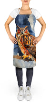 Load image into Gallery viewer, Eurasian Eagle Owl Apron – Artist-Designed Kitchen, BBQ &amp; Craft Apron