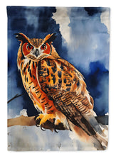 Load image into Gallery viewer, Eurasian Eagle Owl House Flag