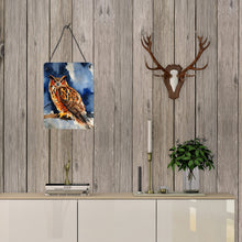 Load image into Gallery viewer, Eurasian Eagle Owl Wall or Door Hanging Prints