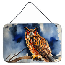 Load image into Gallery viewer, Eurasian Eagle Owl Wall or Door Hanging Prints