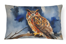 Load image into Gallery viewer, Eurasian Eagle Owl Throw Pillow