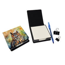 Load image into Gallery viewer, Eurasian Eagle Owl PU Leather Note Paper Holder