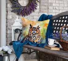 Load image into Gallery viewer, Eurasian Eagle Owl Throw Pillow