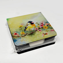 Load image into Gallery viewer, Goldfinch PU Leather Note Paper Holder