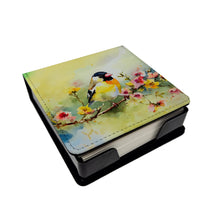 Load image into Gallery viewer, Goldfinch PU Leather Note Paper Holder