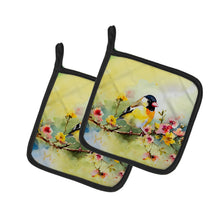 Load image into Gallery viewer, Goldfinch Pot Holders - Set of 2 Decorative Kitchen Helpers | Made in the USA