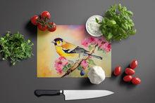Load image into Gallery viewer, Goldfinch Glass Cutting Boards – Durable, Decorative Kitchen Art