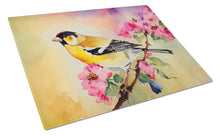 Load image into Gallery viewer, Goldfinch Glass Cutting Boards – Durable, Decorative Kitchen Art