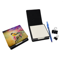 Load image into Gallery viewer, Goldfinch PU Leather Note Paper Holder