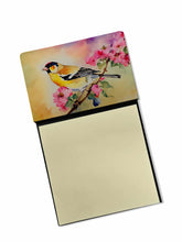 Load image into Gallery viewer, Goldfinch Sticky Note Holder- Refiilable Desk Accessory Note Pad