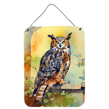 Load image into Gallery viewer, Great Horned Owl Wall or Door Hanging Prints