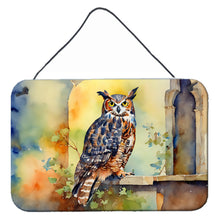 Load image into Gallery viewer, Great Horned Owl Wall or Door Hanging Prints