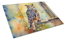 Load image into Gallery viewer, Great Horned Owl Glass Cutting Boards – Durable, Decorative Kitchen Art