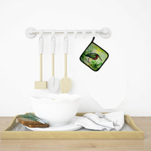 Load image into Gallery viewer, Green Heron Pot Holders - Set of 2 Decorative Kitchen Helpers | Made in the USA