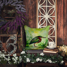 Load image into Gallery viewer, Green Heron Throw Pillow