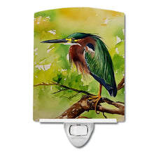 Load image into Gallery viewer, Green Heron Ceramic Night Light