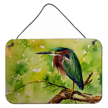 Load image into Gallery viewer, Green Heron Wall or Door Hanging Prints