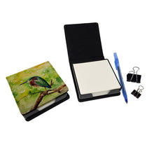 Load image into Gallery viewer, Green Heron PU Leather Note Paper Holder