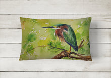 Load image into Gallery viewer, Green Heron Throw Pillow