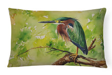 Load image into Gallery viewer, Green Heron Throw Pillow