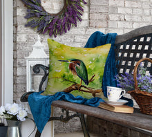 Load image into Gallery viewer, Green Heron Throw Pillow