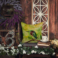 Load image into Gallery viewer, Green Heron Throw Pillow
