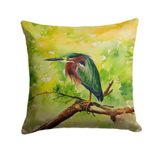 Load image into Gallery viewer, Green Heron Throw Pillow