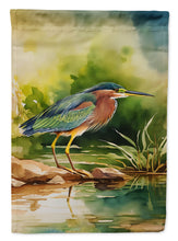 Load image into Gallery viewer, Green Heron House Flag