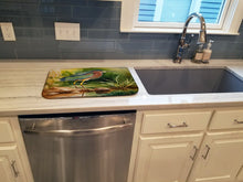 Load image into Gallery viewer, Green Heron Dish Drying Mat