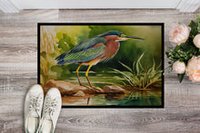 Load image into Gallery viewer, Green Heron Doormat-24x36 Indoor / Outdoor Rug | Made in USA