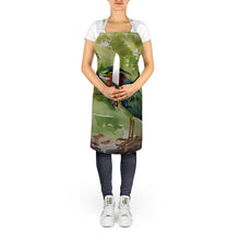 Load image into Gallery viewer, Green Heron Apron – Artist-Designed Kitchen, BBQ &amp; Craft Apron