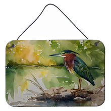 Load image into Gallery viewer, Green Heron Wall or Door Hanging Prints