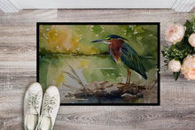 Load image into Gallery viewer, Green Heron Doormat-24x36 Indoor / Outdoor Rug | Made in USA