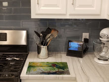 Load image into Gallery viewer, Green Heron Glass Cutting Boards – Durable, Decorative Kitchen Art