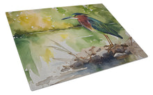 Load image into Gallery viewer, Green Heron Glass Cutting Boards – Durable, Decorative Kitchen Art