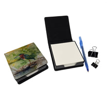 Load image into Gallery viewer, Green Heron PU Leather Note Paper Holder
