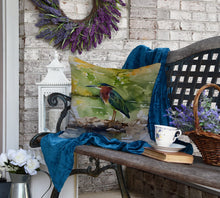 Load image into Gallery viewer, Green Heron Throw Pillow