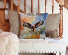 Load image into Gallery viewer, Hawk Throw Pillow - 14x14 Decorative Pillow – Art for Your Home &amp; Patio