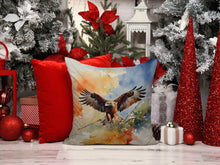 Load image into Gallery viewer, Hawk Throw Pillow - 14x14 Decorative Pillow – Art for Your Home &amp; Patio