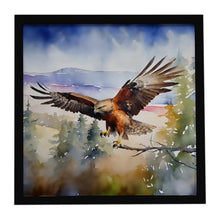Load image into Gallery viewer, Hawk Framed Metal Print