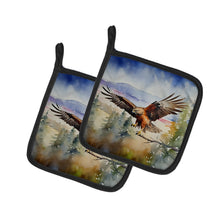 Load image into Gallery viewer, Hawk Pot Holders - Set of 2 Decorative Kitchen Helpers | Made in the USA