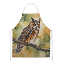 Load image into Gallery viewer, Long-Eared Owl Apron – Artist-Designed Kitchen, BBQ &amp; Craft Apron