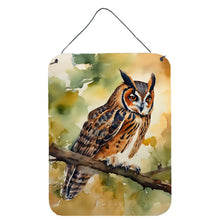 Load image into Gallery viewer, Long-Eared Owl Wall or Door Hanging Prints