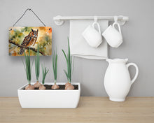 Load image into Gallery viewer, Long-Eared Owl Wall or Door Hanging Prints