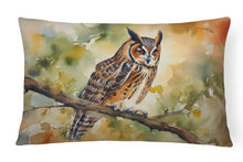 Load image into Gallery viewer, Long-Eared Owl Throw Pillow