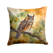 Load image into Gallery viewer, Long-Eared Owl Throw Pillow