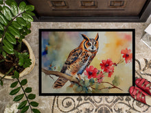 Load image into Gallery viewer, Long-Eared Owl Doormat-24x36 Indoor / Outdoor Rug | Made in USA