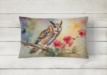 Load image into Gallery viewer, Long-Eared Owl Throw Pillow