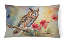 Load image into Gallery viewer, Long-Eared Owl Throw Pillow