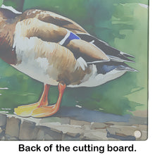 Load image into Gallery viewer, Mallard Glass Cutting Boards – Durable, Decorative Kitchen Art